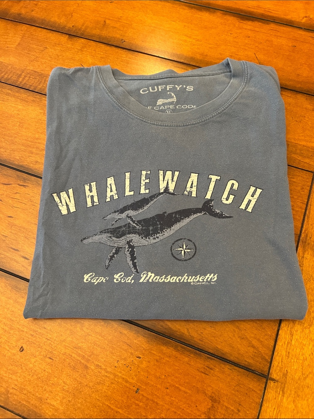 Whalewatch Graphic Tee - Blue